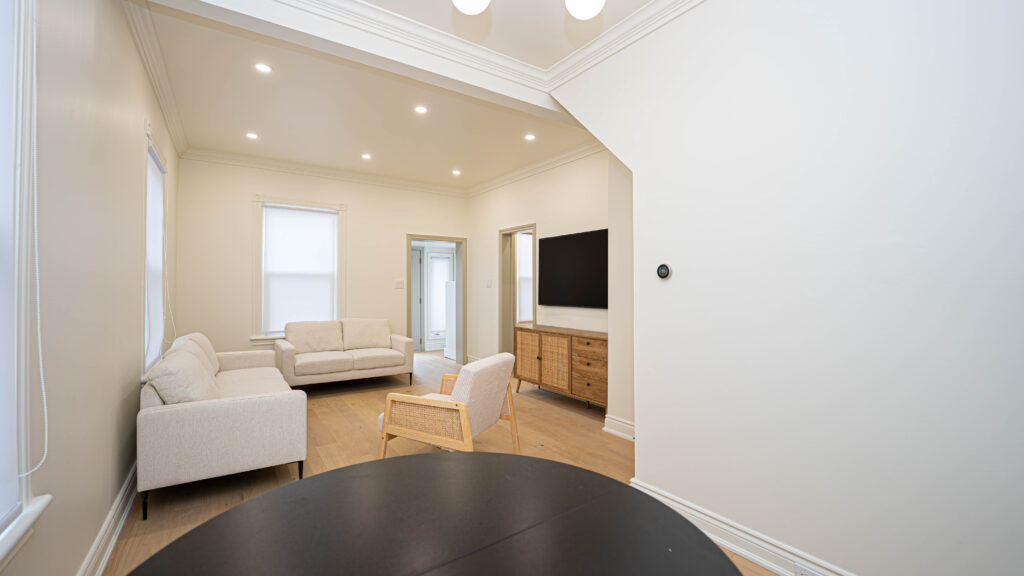 Renovated main floor living room