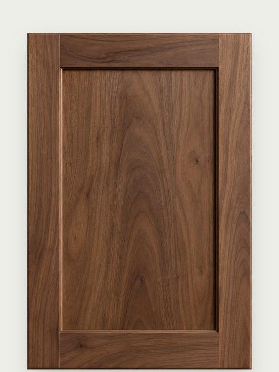 Walnut kitchen cabinet door